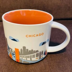 Starbucks YOU ARE HERE Collection 2015 CHICAGO Coffee Cup Mug 14 Oz. C-town